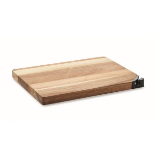 Tabla de madera de acacia personalizable